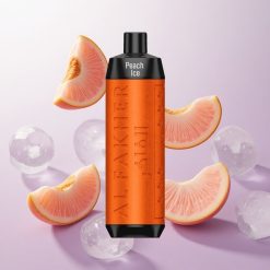 Durazno Hielo Al Fakher Crown Bar 8000 Cristal Desechable con 18ml de Líquido Chile wholesale