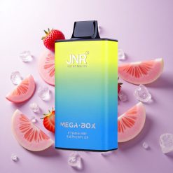 Fresa Frambuesa Hielo JNR Mega Box 25000 Puffs Doble Malla Chile wholesale