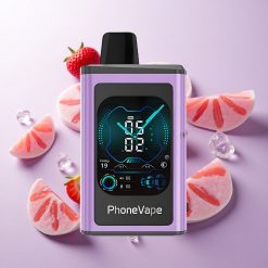 Fresa Helada JNR PhoneVape 30000 Puffs Pantalla Completa Chile wholesale
