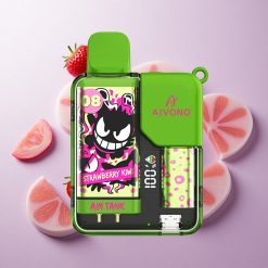 Fresa Kiwi Aivono Aim Tank 9500 Puffs 18ml Capacidad Pantalla LCD Chile wholesale