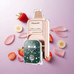 Fresa Plátano JNR Vape Watch 30000 Puffs Dual Mesh Coil Chile wholesale