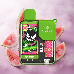Fresa Sandía Aivono Aim Tank 9500 Puffs 18ml Capacidad Chile wholesale