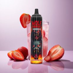 Mojito de Fresa JNR Wolf Niplo 10000 Puffs Tipo-C Chile wholesale
