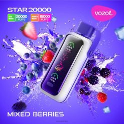VOZOL Vape Precio - bayas mixtas VOZOL STAR 20000 8TFN14