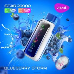 VOZOL Vape Sabores - tormenta de arándanos VOZOL STAR 20000 8TFN5